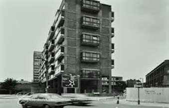 London Road corner of Princess Street, Perronet House, c1977. X.png