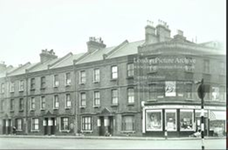 Rodney Road left corner with Deacon Street right, now Heygate Street. Picture 1. X.png